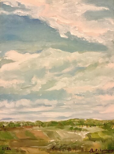 제목이 "Ciel et paysage ,pa…"인 미술작품 Bruno Raharinosy로, 원작, 아크릴