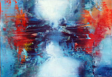 Peinture intitulée ".Ohne Titel, 70 x 1…" par Konstantin Grabowski, Œuvre d'art originale, Acrylique Monté sur Châssis en bo…