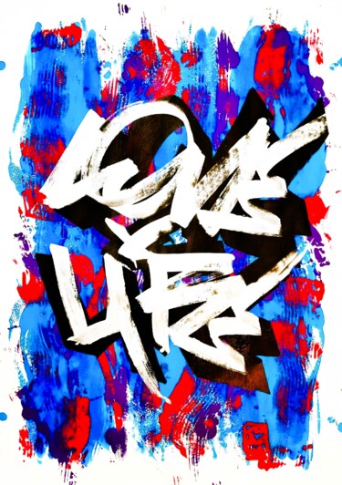 Painting titled "LOVELIFE" by Chachagrafitero, Original Artwork, Acrylic