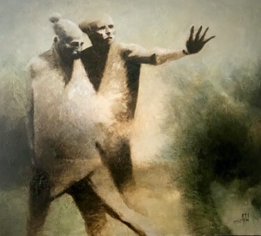 Pintura titulada "El llamado" por Cesar Ayllón, Obra de arte original, Oleo