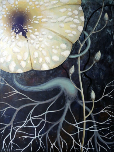 Pintura titulada "The jealousy" por Albina Bunina, Obra de arte original, Acrílico