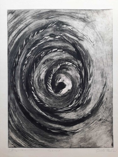 印花与版画 标题为“Vortex” 由Gabriele Montani, 原创艺术品, 蒙纳