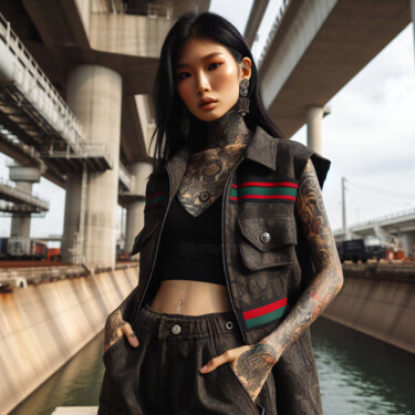 数字艺术 标题为“Wearin' heavy embro…” 由Александр Погодин, 原创艺术品, AI生成的图像