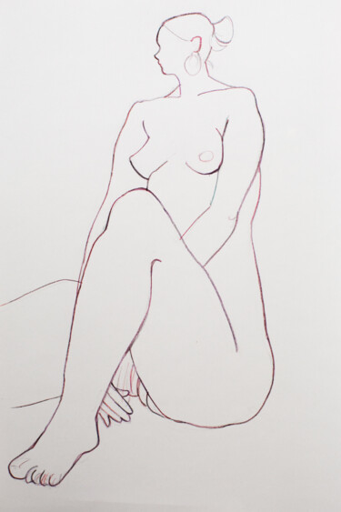 sketch 6 Dessin intitulée "sketch 6" par Akelina, Œuvre d'art originale, Crayon