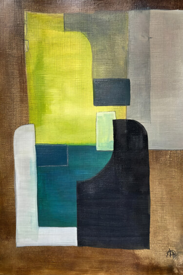Peinture intitulée "Composition 4" par Arnaud Quercy, Œuvre d'art originale, Acrylique