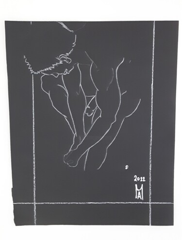 Oppla e caduto il sapone. 绘画 标题为“Oppla e caduto il s…” 由Angelo Marzullo, 原创艺术品, 标记