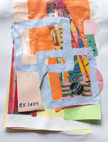 Collages intitulée "ardennen" par Ronnie Kolner, Œuvre d'art originale, Collages