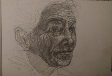 Disegno intitolato "Listen" da Jonathan Max-Bernard, Opera d'arte originale, Grafite