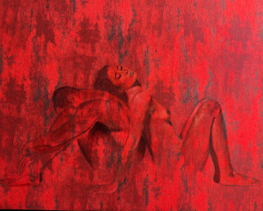 Peinture intitulée "Soupçon d'Amour" par Rose Soria, Œuvre d'art originale, Acrylique Monté sur Châssis en bois