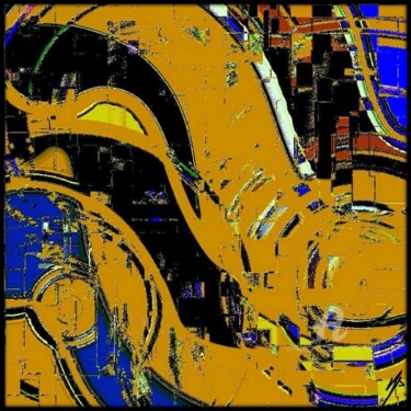 数字艺术 标题为“VARIATION "551"” 由Christa Kloß, 原创艺术品, 2D数字工作