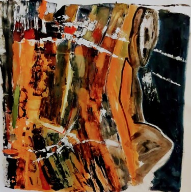 Mais bon sang, ils ne voient rien venir !!!?? 绘画 标题为“Mais bon sang, ils…” 由Monique Morellec, 原创艺术品, 丙烯