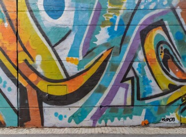Peinture intitulée "Fresque 2" par Kyros, Œuvre d'art originale, Bombe aérosol