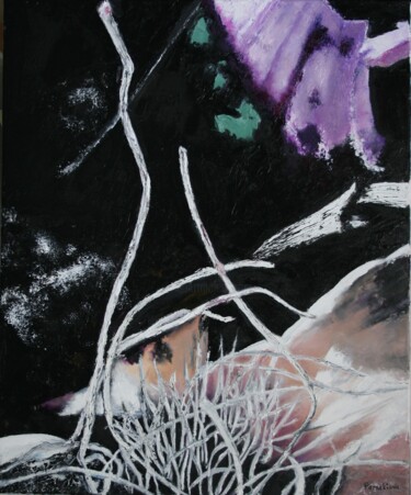Peinture intitulée "Danser" par Isabelle Paraskiova, Œuvre d'art originale, Huile Monté sur Châssis en bois
