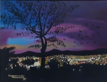 "O Entardecer" başlıklı Tablo Ton Coutinho tarafından, Orijinal sanat, Akrilik