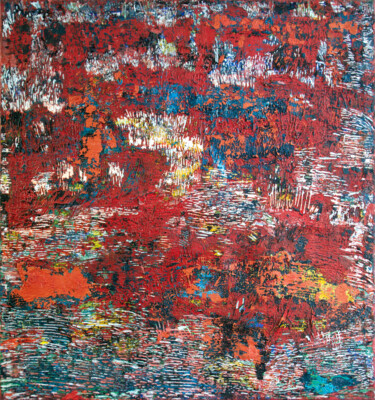Painting titled "Mowa jest źródłem n…" by Monika Stefanowska, Original Artwork, Oil