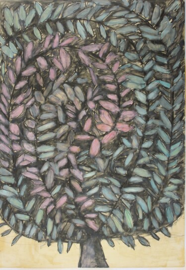 Malerei mit dem Titel "De la serie: " Orga…" von Juan Rafael Calle Montoya, Original-Kunstwerk, Öl