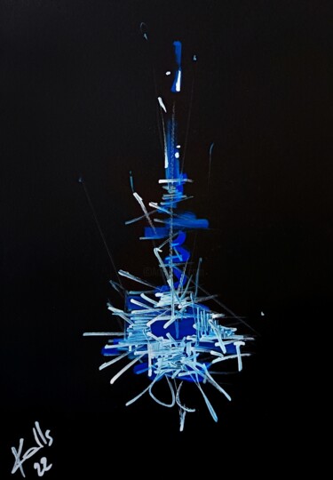 Dessin intitulée "Snelson" par Karls, Œuvre d'art originale, Acrylique