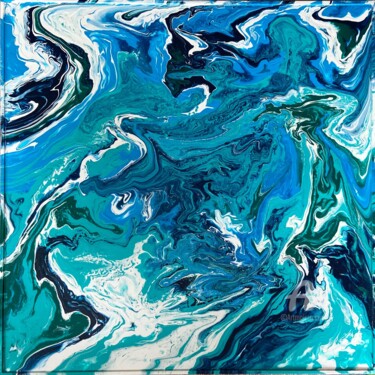 The Ocean Painting titled "The Ocean" by Natalia Schaefer (NataliaS Art), Original Artwork, Acrylic