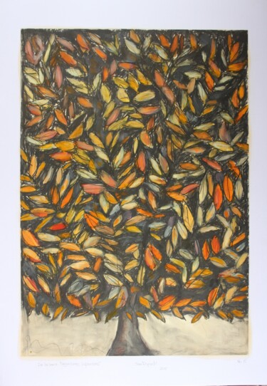 Pittura intitolato "De la serie: " Orga…" da Juan Rafael Calle Montoya, Opera d'arte originale, Olio