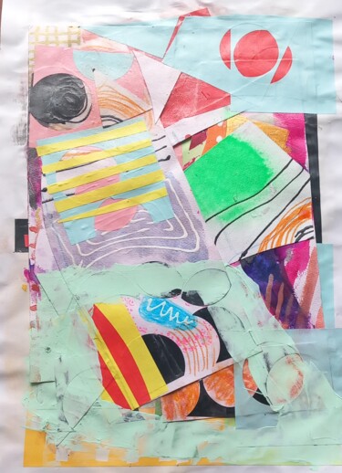 Collages titled "mechelen" by Ronnie Kolner, Original Artwork, Collages