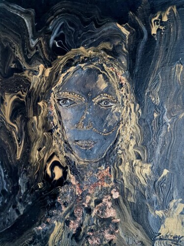 绘画 标题为“Woman” 由Vanja Zanze, 原创艺术品, 丙烯