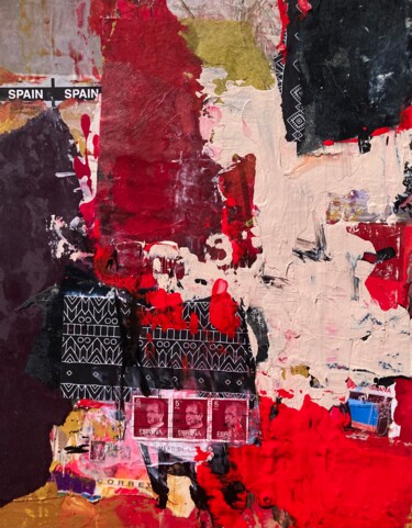 绘画 标题为“Fragments of Spain” 由Diane Leon, 原创艺术品, 丙烯