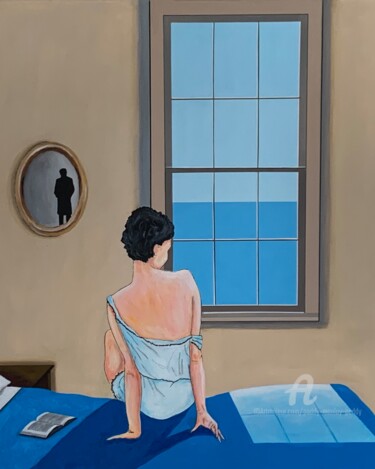 Peinture intitulée "Rèverie" par Paddy Manlay (Paddy), Œuvre d'art originale, Acrylique Monté sur Châssis en bois