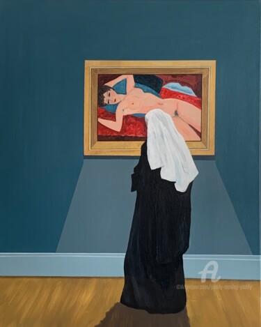 Peinture intitulée "La Provocation" par Paddy Manlay (Paddy), Œuvre d'art originale, Acrylique Monté sur Châssis en bois