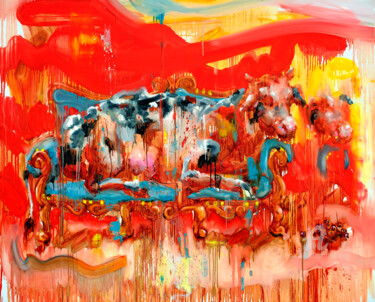 Painting titled "Eve 02 Rebirth" by Thekairos, Original Artwork, Oil