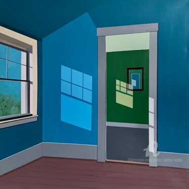 Peinture intitulée "Quelques rayons de…" par Paddy Manlay (Paddy), Œuvre d'art originale, Acrylique Monté sur Châssis en bois