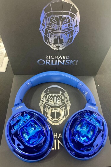 设计 标题为“Headphones Chrome B…” 由Richard Orlinski, 原创艺术品