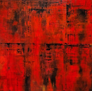 Peinture intitulée "CAYENNE" par Sandrine Hartmann, Œuvre d'art originale, Acrylique Monté sur Châssis en bois
