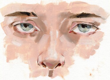 绘画 标题为“Eyes 2” 由Anja Rudko, 原创艺术品, 油