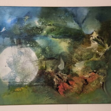 Peinture intitulée "La terre brisée" par Virginie Gauthier, Œuvre d'art originale, Acrylique