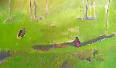 Картина под названием "Ceylon" - Katrin Rymsha, Подлинное произведение искусства, Масло