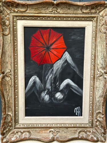 ELLES & OMBRELLE Peinture intitulée "ELLES & OMBRELLE" par Sensorial, Œuvre d'art originale, Acrylique