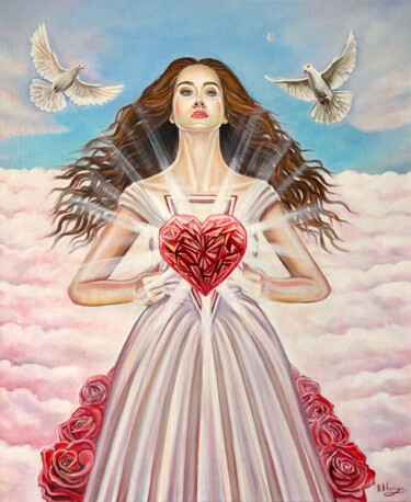 Woman's power 绘画 标题为“Woman's power” 由Viktoryia Lautsevich, 原创艺术品, 油