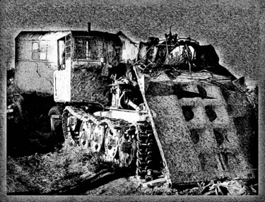 тяжелая техника heavy machinery 2 Digital Arts titled "тяжелая техника h…" by Dima Dima Vil Ms Wilms (Rok Zivopisec Rock Painter), Original Artwork, Manipul…