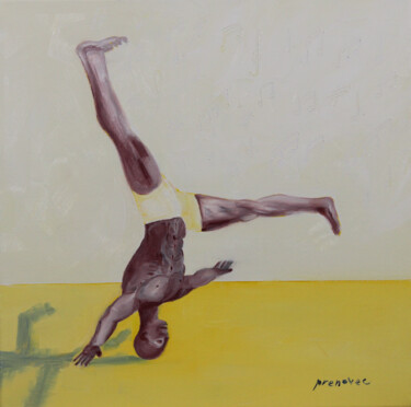 Breaking, 12/13, Série "Arts sportifs et sports artistiques" 제목이 "Breaking, 12/13, Sé…"인 미술작품 Raphaël Prenovec로, 원작, 기름 나무 들것 프레임에 장착됨