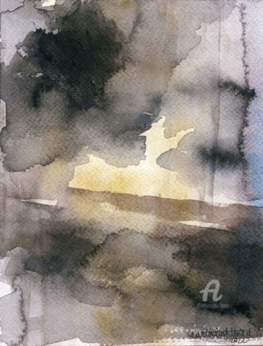 绘画 标题为“Variations 046” 由Earthlightened, 原创艺术品, 水彩