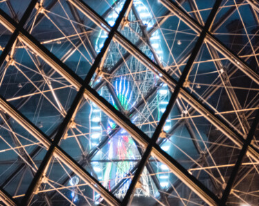 Photography titled "La Grande Roue et L…" by Aurélien Bellido, Original Artwork, Digital Photography
