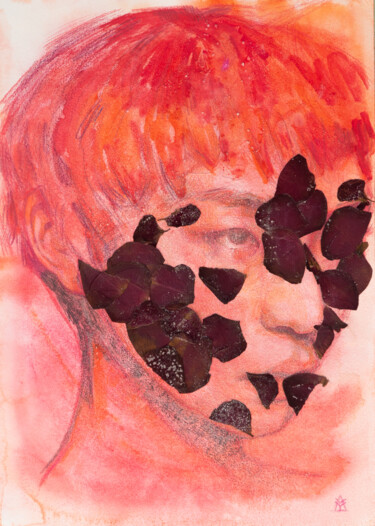 제목이 "Embracing the Shame"인 미술작품 Valeria Yscava로, 원작, 수채화