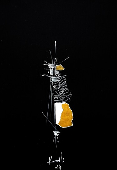 Dessin intitulée "W & G" par Karls, Œuvre d'art originale, Acrylique