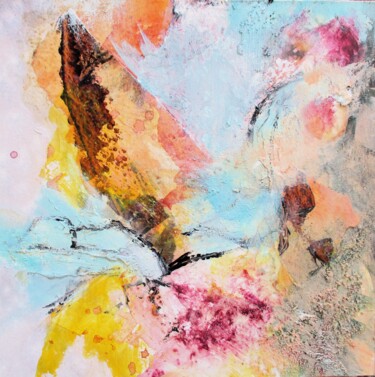 Peinture intitulée "La voile" par Navema, Œuvre d'art originale, Acrylique Monté sur Carton