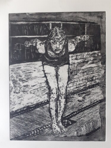 Printmaking titled "Envolubile" by Bergstrasser Laurent, Original Artwork, Etching