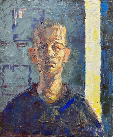 Expectations Schilderij getiteld "Expectations" door Nazar Ivanyuk, Origineel Kunstwerk, Olie Gemonteerd op Frame voor houten brancard