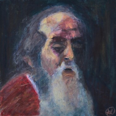 Painting titled "Portrait de Siméon…" by Alexandre David Lejuez, Original Artwork, Acrylic