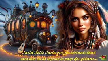 Digital Arts titled "CARLA" by Pierre Peytavin, Original Artwork, AI generated image