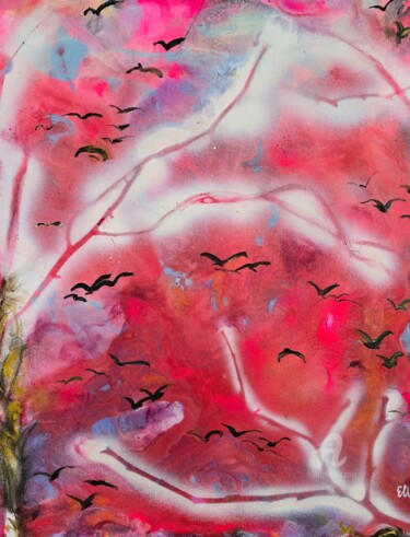 绘画 标题为“The sunset” 由Ewa Mościszko, 原创艺术品, 丙烯