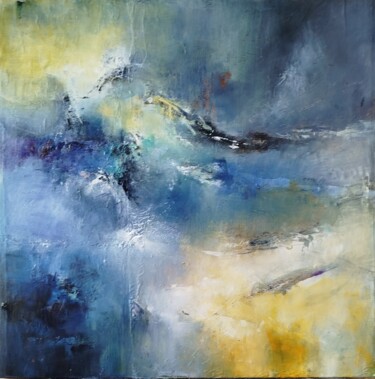 Peinture intitulée "Poussière d'étoile" par Françoise Vandiedonck, Œuvre d'art originale, Acrylique